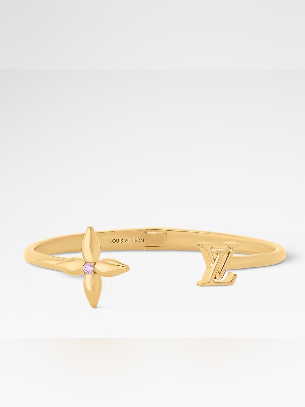 Louis Vuitton Louisette Signature Bracelet – Gold Tone | M1441S